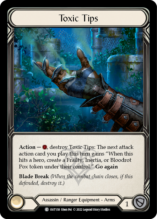 Toxic Tips [OUT158] (Outsiders) Rainbow Foil