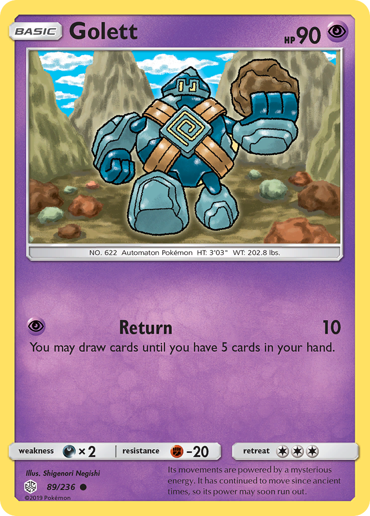 Golurk (89/236) [Sun & Moon: Cosmic Eclipse]