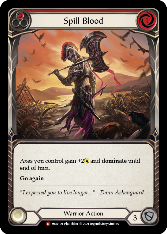 Spill Blood [MON109] (Monarch) 1st Edition Normal