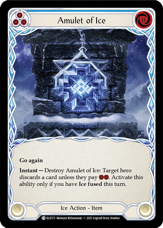 Amulet of Ice [ELE172] (Tales of Aria) 1st Edition Normal