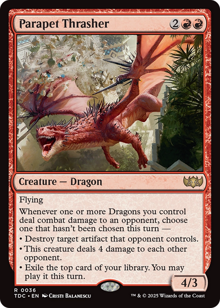 Thrasher Parapet [Tarkir: Dragonstorm Commander]
