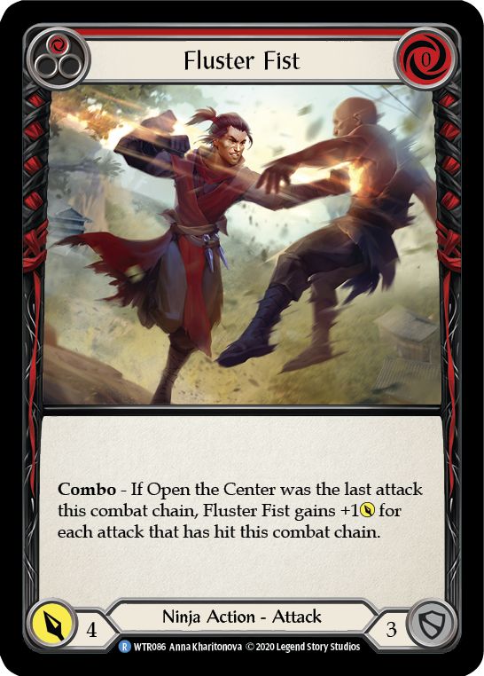 Fluster Fist (Red) [U-WTR086] (Welcome to Rathe Unlimited) Unlimited Rainbow Foil