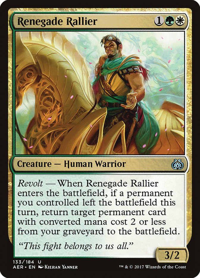 Renegade Rally [Aether Revolt]