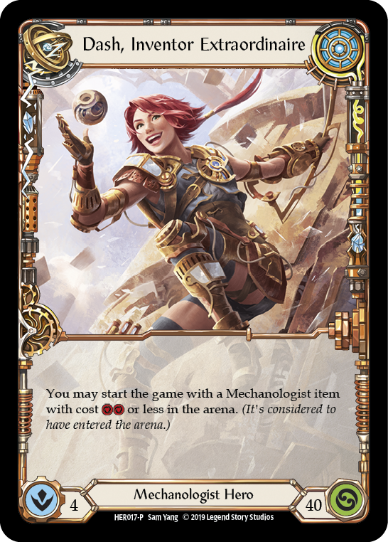 Dash, Extraordinary Inventor [HER017-P] (Promo)  1st Edition Rainbow Foil