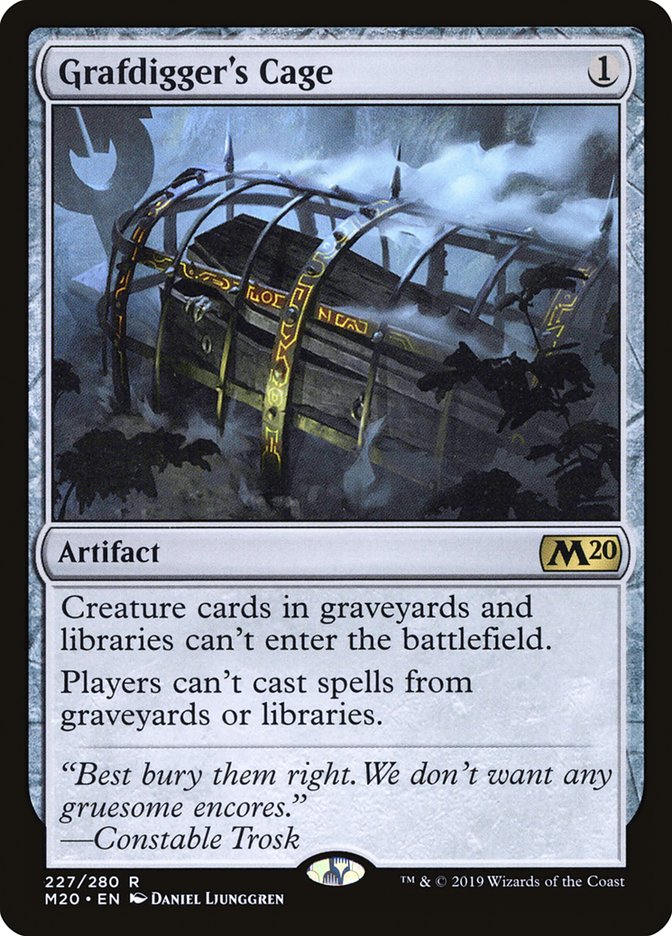 Grafdigger's Cage [Core Set 2020]