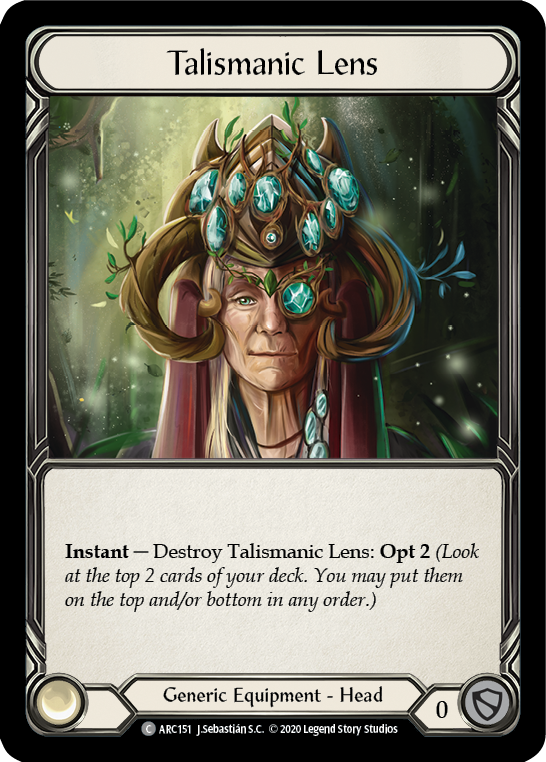 Talismanic Lens [U-ARC151] (Arcane Rising Unlimited) Unlimited Normal