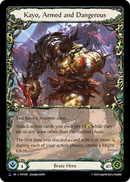 Kayo, Armed and Dangerous (Marvel) [HVY001] (Heavy Hitters) Cold Foil