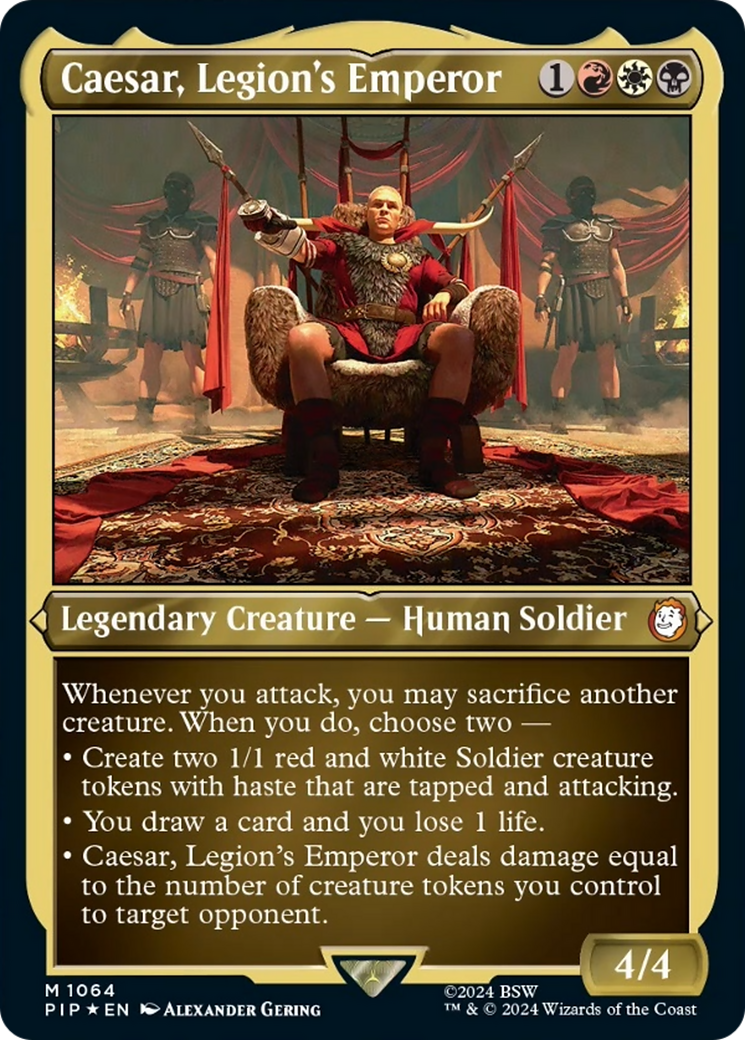 Caesar, Emperor of the Legion (Display Commander) [Fallout]