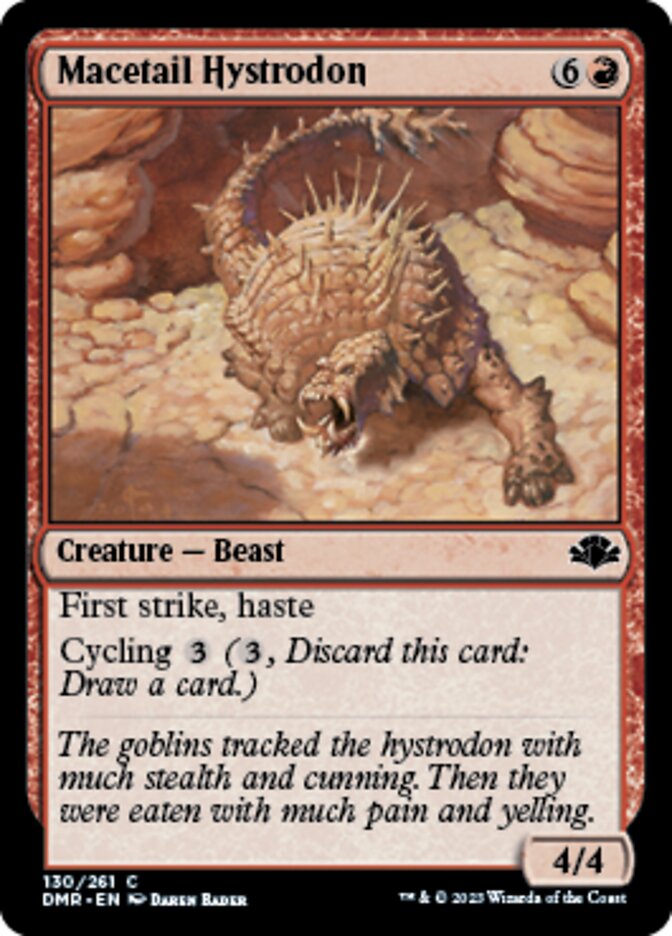Hystrodon Macetail [Dominaria Remastered]