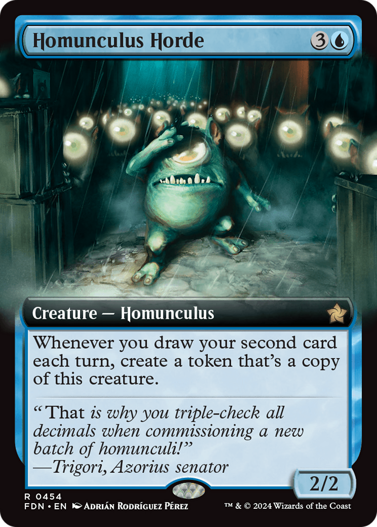 Horde Homunculus (Extended Art) [Foundations]