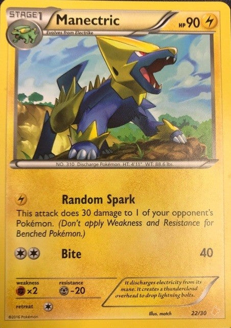 Manectric (22/30) [XY: Trainer Kit 3 - Free Pikachu]