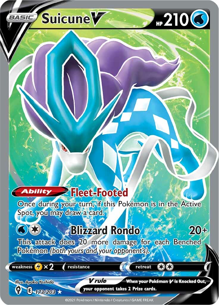 Houndoom V (173/203) [Sword & Shield: Evolving Skies]
