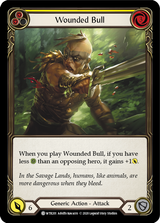 Wounded Bull (Yellow) [U-WTR201] (Welcome to Rathe Unlimited) Unlimited Normal