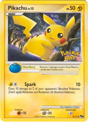 Pikachu (9/17) (Pokémon Day) [POP Series 6]