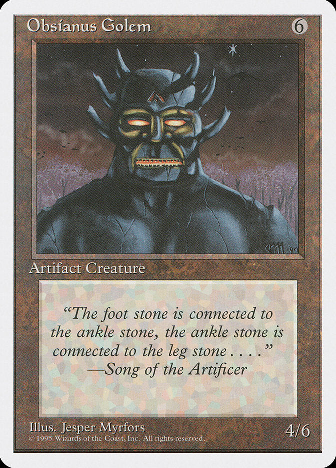 Obsidian Golem [Fourth Edition]
