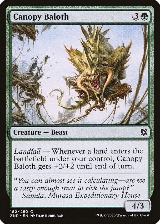 Canopy Baloth [Zendikari Rising]