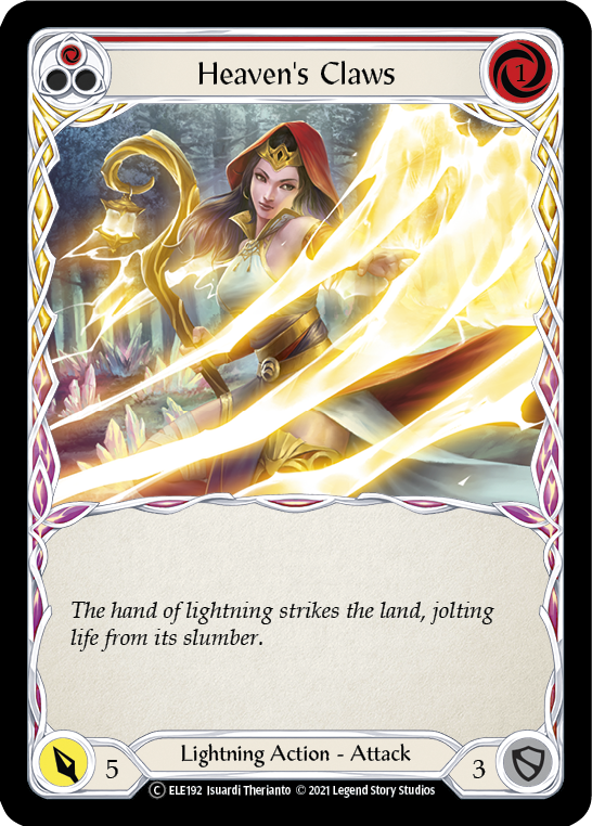 Heaven's Claws (Red) [U-ELE192] (Tales of Aria Unlimited) Unlimited Rainbow Foil