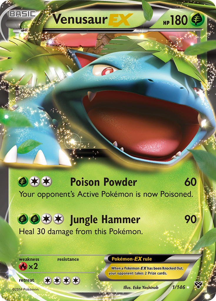 Venusaur ex (1/146) [XY: Base Set]
