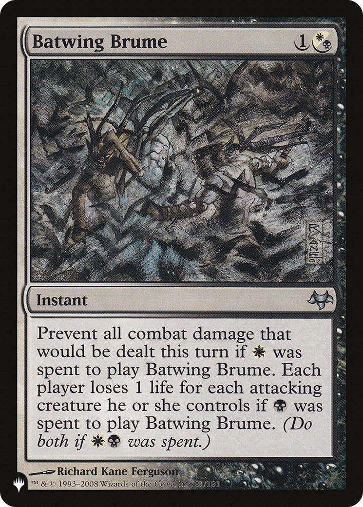 Batwing Mist [The List]