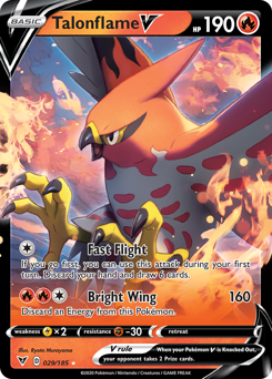 Charizard V (029/185) [Sword & Shield: Vivid Voltage]