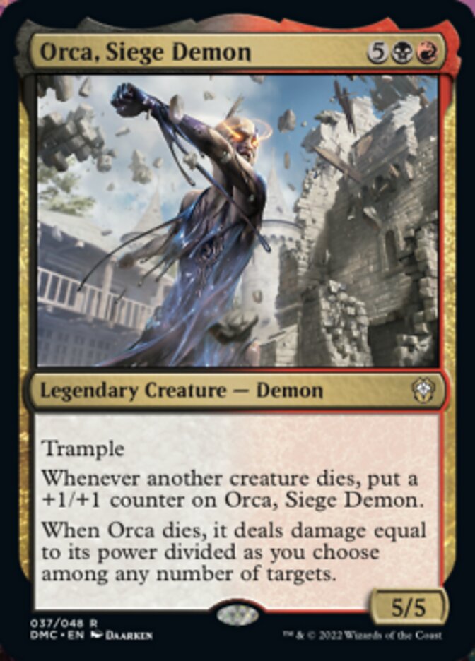 Orca, Demon Siege [Dominaria United Commander]
