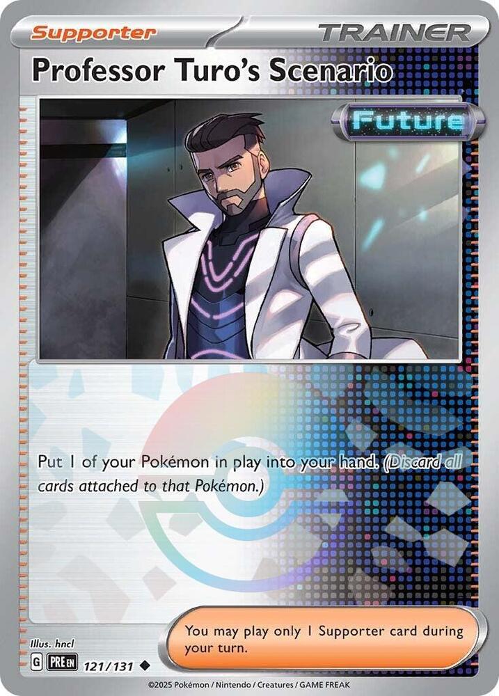 Professor Turo's Scenario (121/131) (Poké Ball Pattern) [Scarlet & Violet: Prismatic Evolutions]