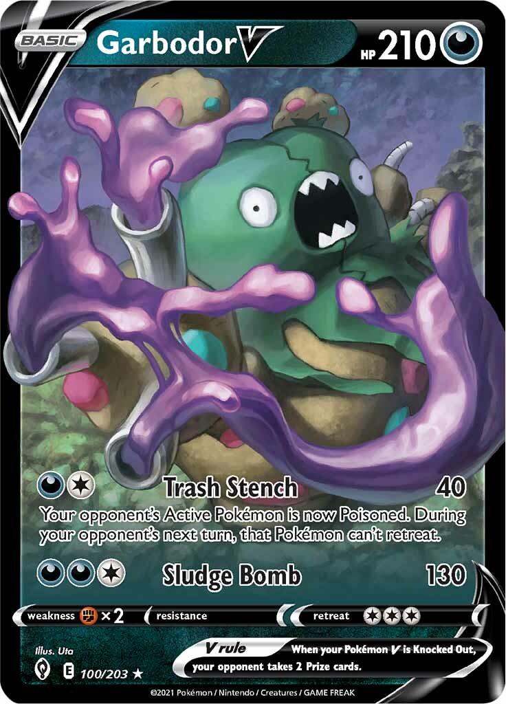 Alolan Exeggutor V (100/203) [Sword & Shield: Evolving Skies]