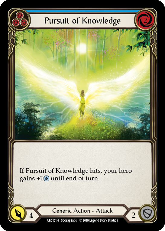 Pursuit of Knowledge [ARC161-S] (Arcane Rising) 1st Edition Normal