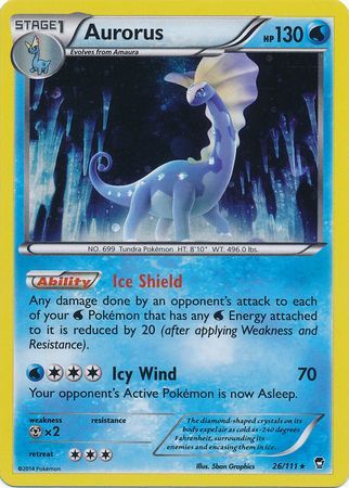 Aurorus (26/111) (Holo Cosmic) [XY: Furious Fists]