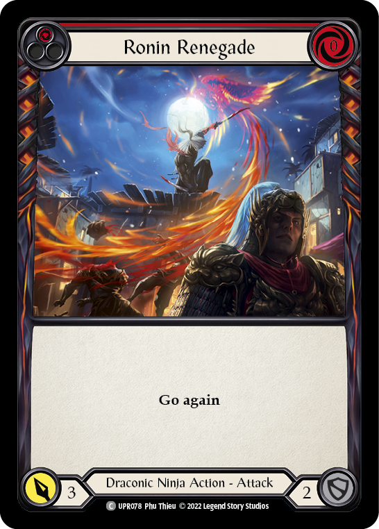 Ronin Renegade (Red) [UPR078] (Uprising) Rainbow Foil