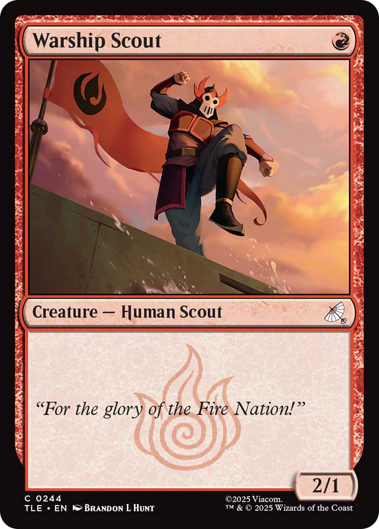 Warship Scout (0244) [Avatar: The Last Airbender: Eternal-Legal]