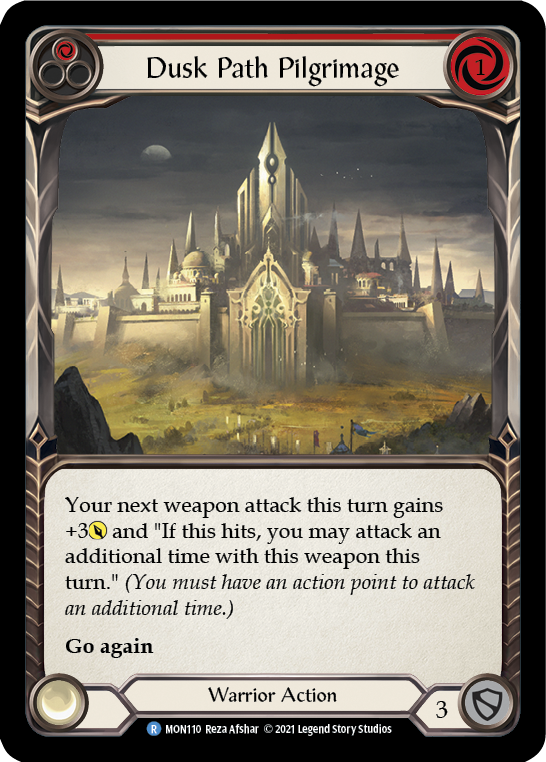 Dusk Path Pilgrimage (Red) [MON110] (Monarch) 1st Edition Normal
