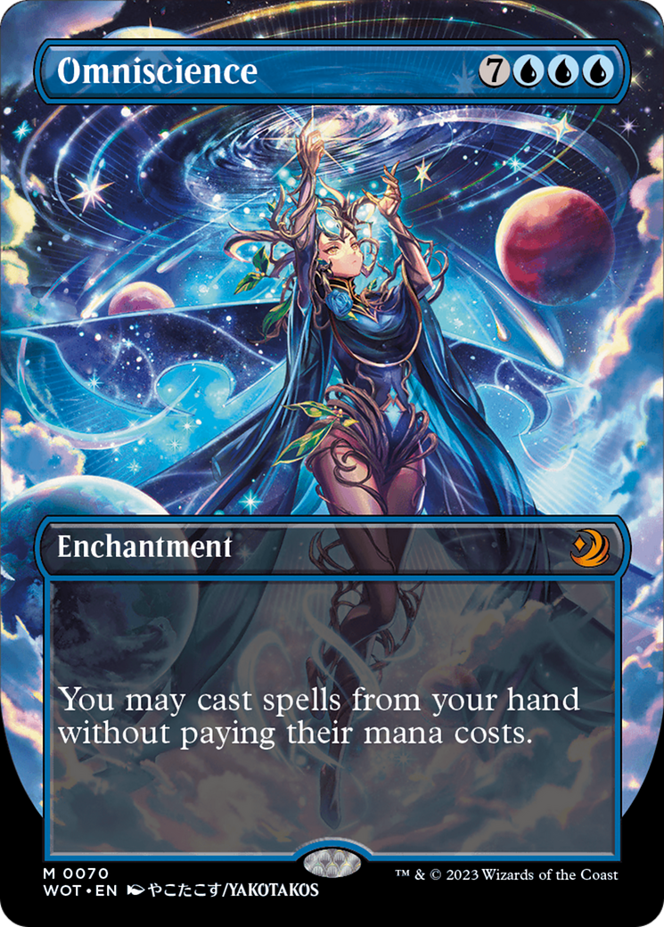 Omniscience (Borderless Anime) [Wilds of Eldraine: Enchanting Tales]