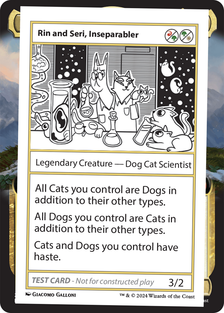 Rin and Seri, Inseparable [Mystery Booster 2 Playtest Cards]