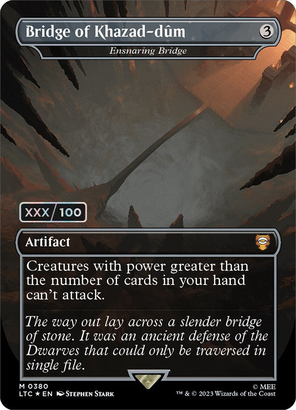 Bridge of Khazad-dûm - Ensnaring Bridge (Borderless) (Serialized) [The Lord of the Rings: Tales of Middle-Earth Commander]