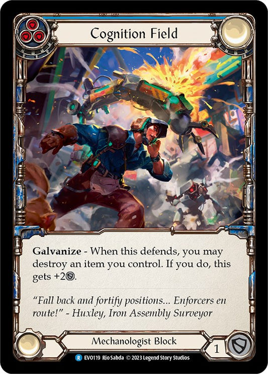 Cognition Field (Blue) [EVO119] (Bright Lights) Rainbow Foil