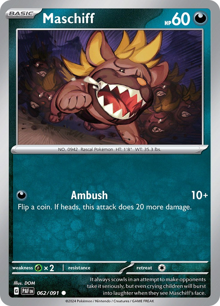 Houndstone (062/091) [Scarlet & Violet: Paldean Fates]