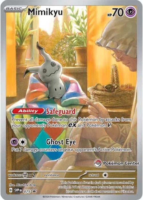 Mimikyu (SVP075)(Pokémon Center Exclusive) [Scarlet & Violet: Black Star Promos]