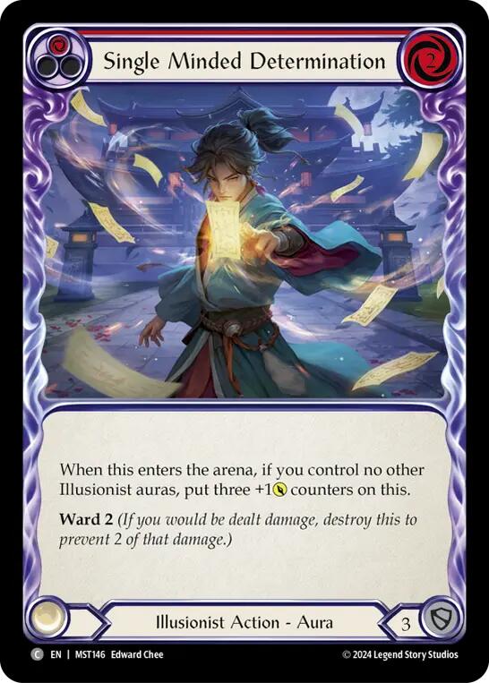 Single-Minded Determination (Red) [MST146] (Part the Mistveil)