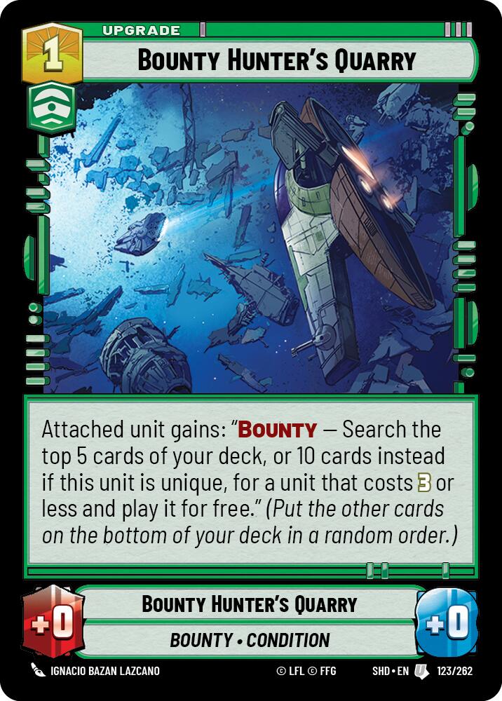 Bounty Hunter's Quarry (123/262) (123/262) [Shadows of the Galaxy]