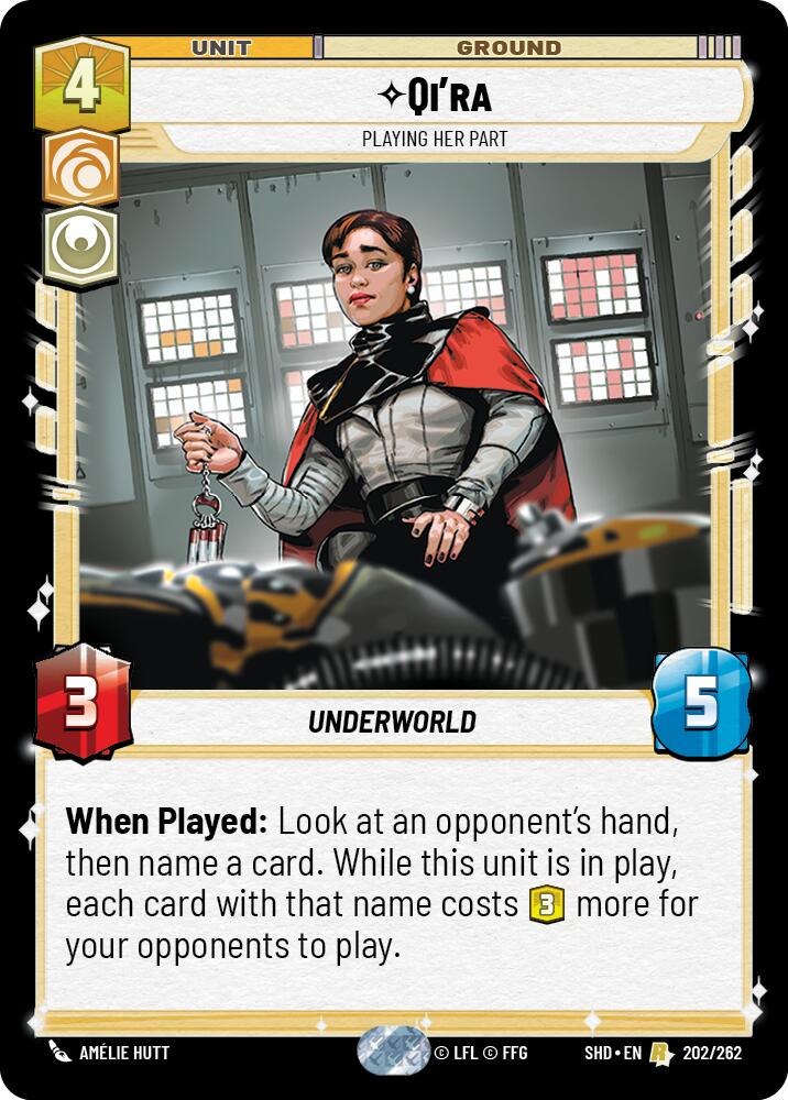 Qi'ra – Playing Her Part (202/262) (202/262) [Shadows of the Galaxy]