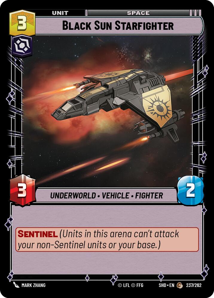 Black Sun Starfighter (237/262) (237/262) [Shadows of the Galaxy]