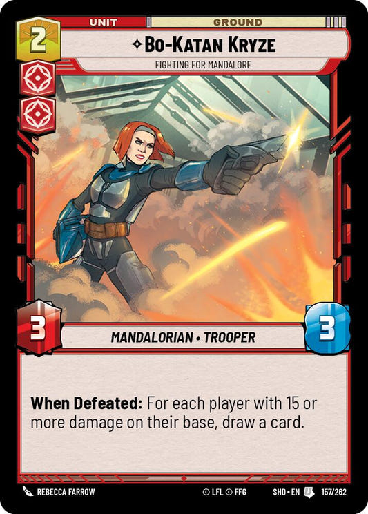 Bo-Katan Kryze - Fighting For Mandalore (157/262) (157/262) [Shadows of the Galaxy]