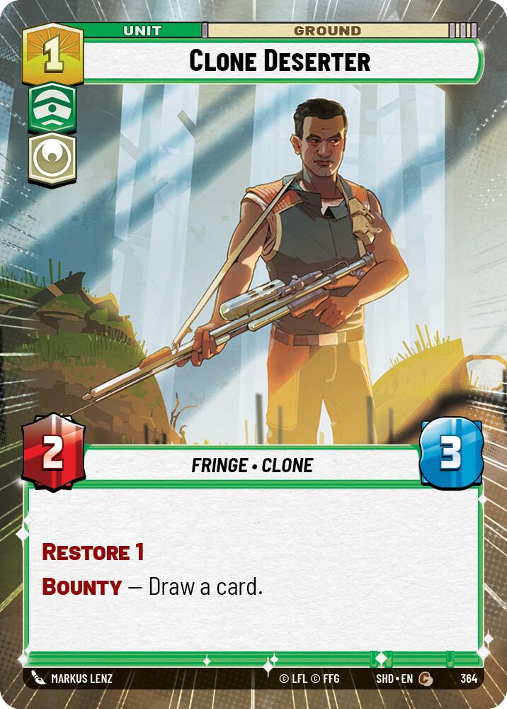Clone Deserter (364) (Hyperspace) (364) [Shadows of the Galaxy]