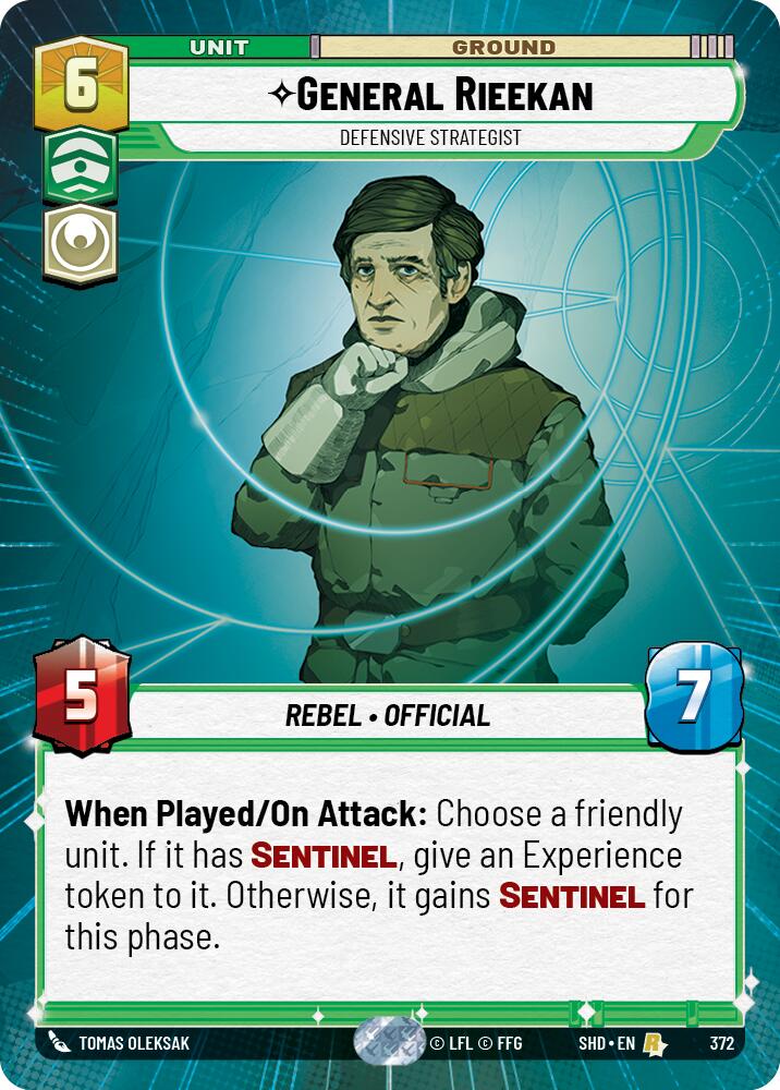 General Rieekan - Defensive Strategist (372) (Hyperspace) (372) [Shadows of the Galaxy]