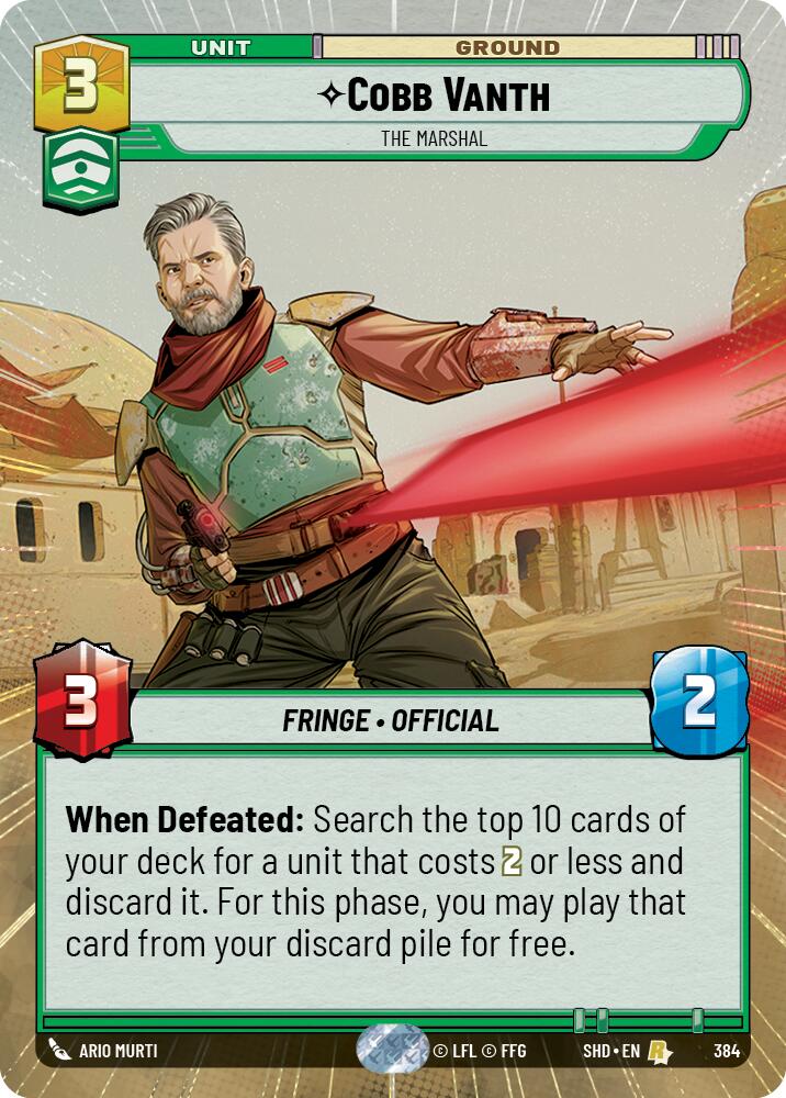 Cobb Vanth - The Marshal (384) (Hyperspace) (384) [Shadows of the Galaxy]