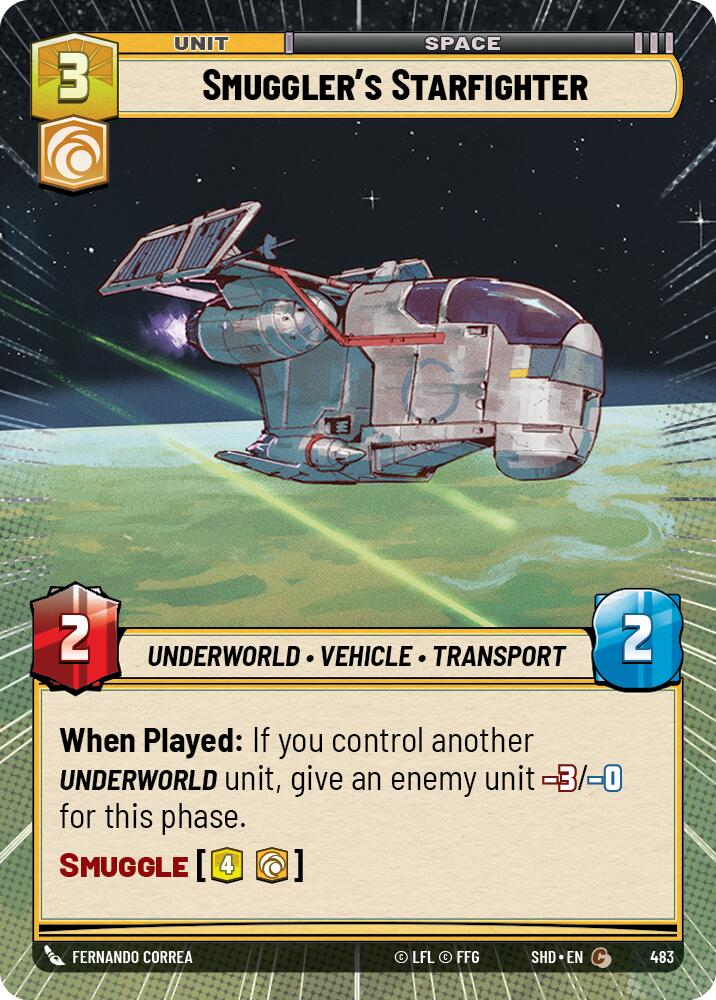 Smuggler's Starfighter (483) (Hyperspace) (483) [Shadows of the Galaxy]