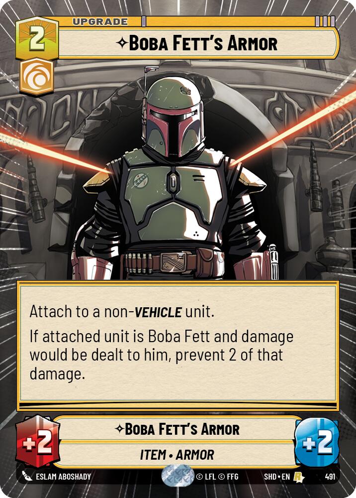 Boba Fett's Armor (491) (Hyperspace) (491) [Shadows of the Galaxy]