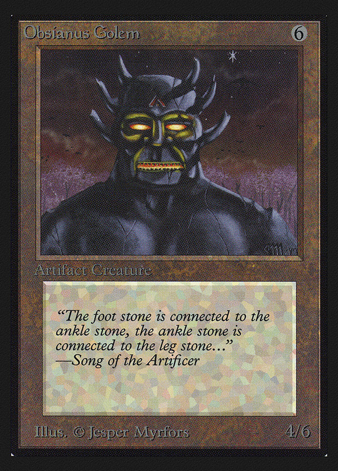 Obsidian Golem [Collector's Edition]