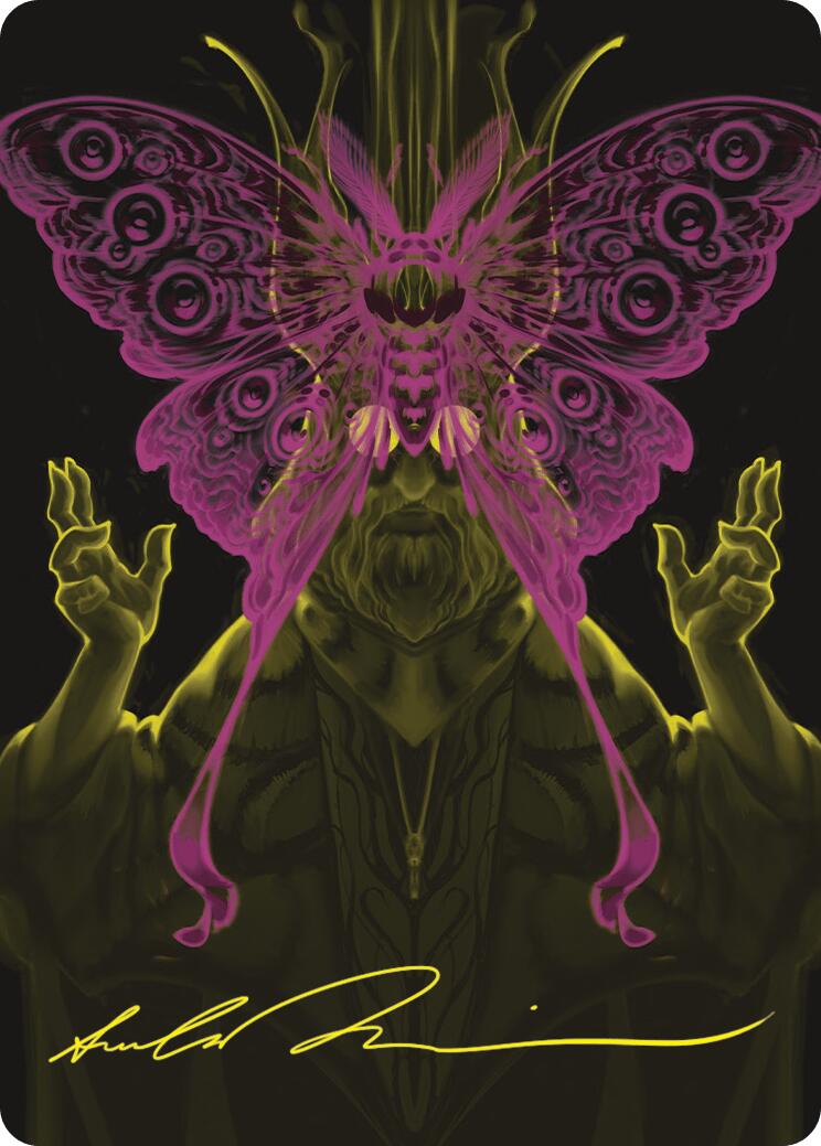Victor, Valgavoth’s Seneschal Art Card (44/54) (Gold-Stamped Signature) [Duskmourn: House of Horror Art Series]